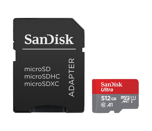 SANDISK Ultra 512GB 150MB/s microSDXC + SD - 1077526 - zdjęcie 2
